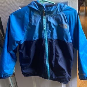 The north face reversible fleece/nylon jacket